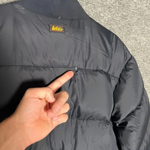 REI Gore-Tex Womens 3 in 1 Jacket Size 14 Olive Green Black Raincoat Goose Down - Picture 14 of 15